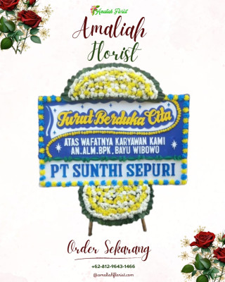 Papan Bunga Duka di Angkinang