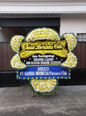 Papan Bunga Duka di Angkinang