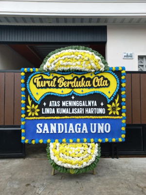 Papan Bunga Duka di Angkinang